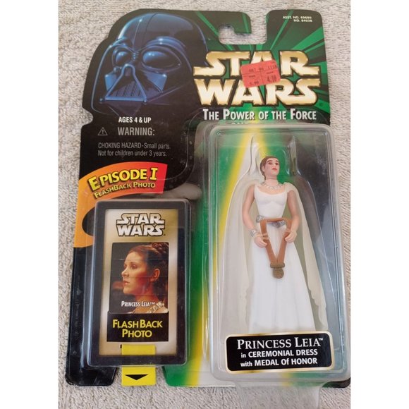 1998 NIB New Star Wars Power of the Force Princess Leia Organa Action Figure - Picture 1 of 3